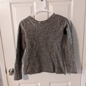 Vintage Banana Republic Italian Yarn Wool& Cashmere Tie‎ Back Sweater *SHRUNKEN*